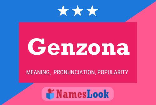 Genzona Namensposter