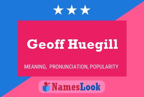 Geoff Huegill Namensposter