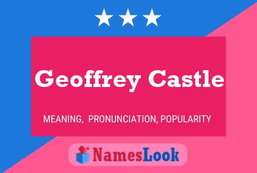 Geoffrey Castle Namensposter