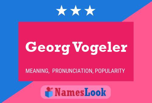 Georg Vogeler Namensposter