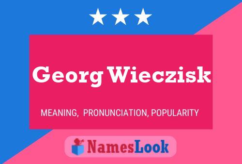 Georg Wieczisk Namensposter