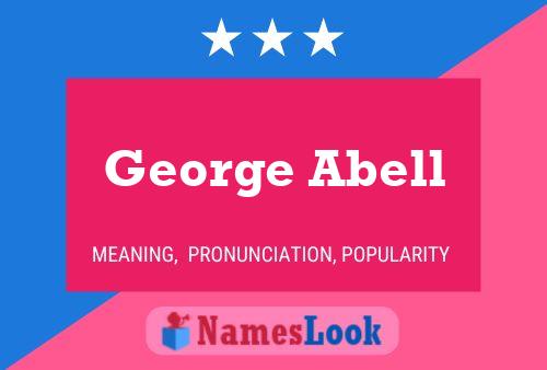 George Abell Namensposter