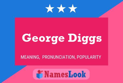 George Diggs Namensposter