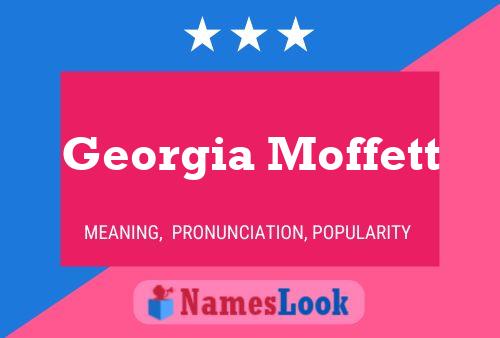 Georgia Moffett Namensposter