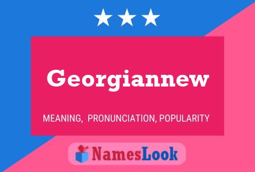 Georgiannew Namensposter