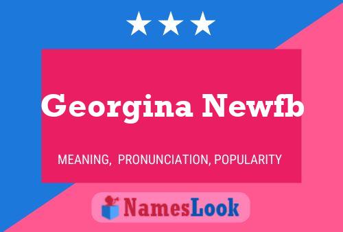 Georgina Newfb Namensposter