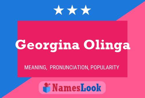 Georgina Olinga Namensposter