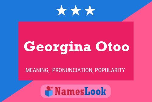 Georgina Otoo Namensposter