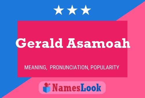 Gerald Asamoah Namensposter