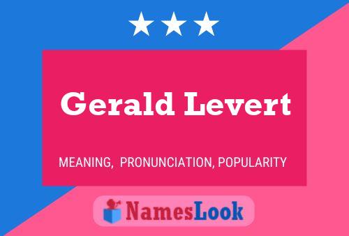 Gerald Levert Namensposter