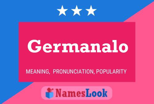 Germanalo Namensposter