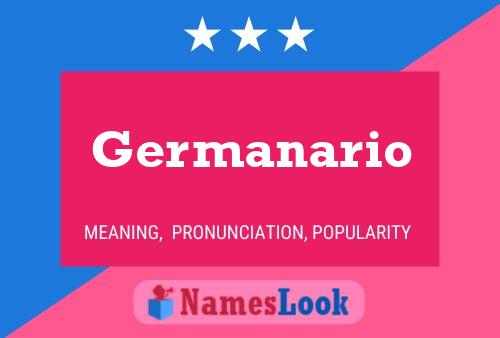 Germanario Namensposter