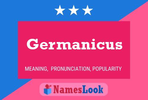 Germanicus Namensposter