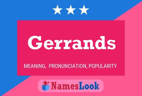 Gerrands Namensposter