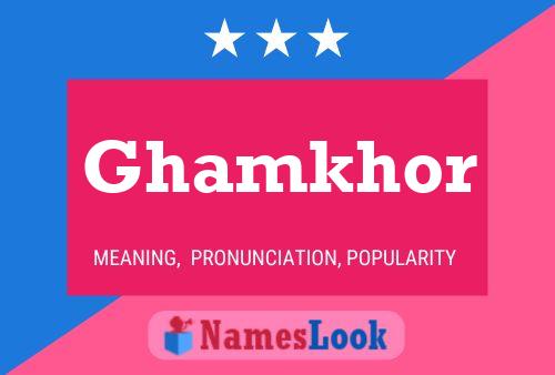 Ghamkhor Namensposter