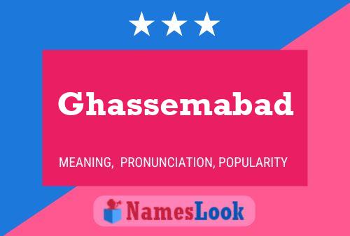 Ghassemabad Namensposter