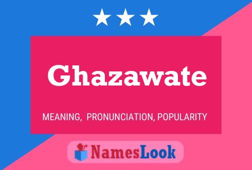 Ghazawate Namensposter