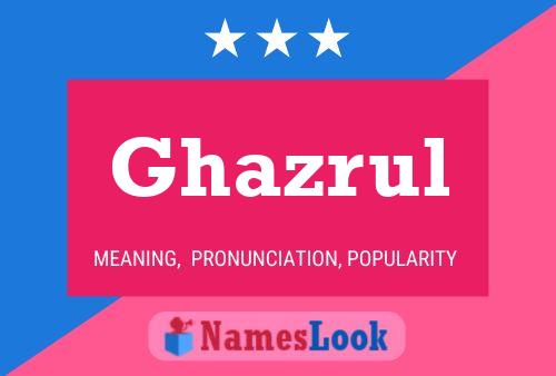 Ghazrul Namensposter