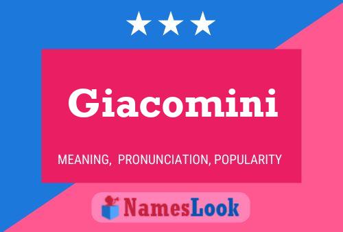 Giacomini Namensposter