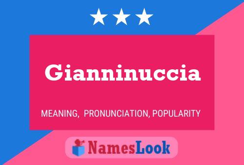 Gianninuccia Namensposter