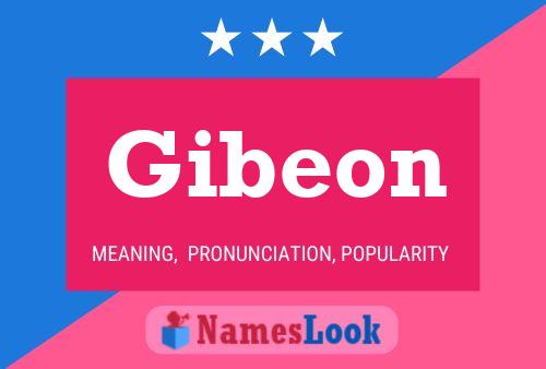 Gibeon Namensposter