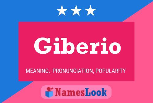 Giberio Namensposter