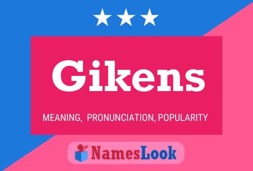 Gikens Namensposter