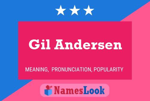 Gil Andersen Namensposter