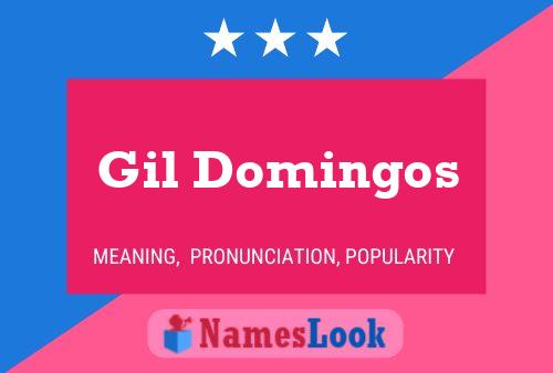 Gil Domingos Namensposter