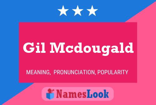 Gil Mcdougald Namensposter