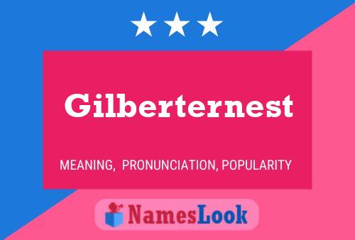 Gilberternest Namensposter