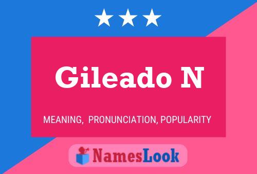 Gileado N Namensposter