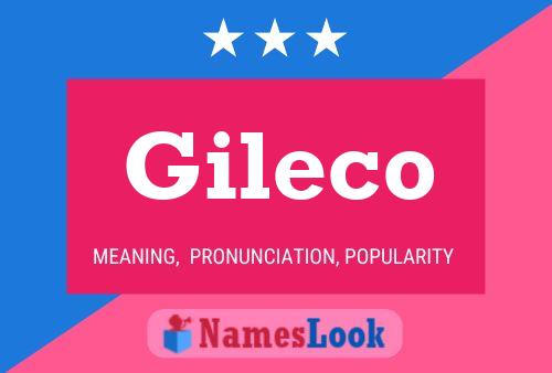 Gileco Namensposter