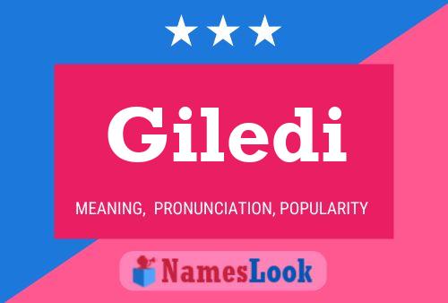 Giledi Namensposter