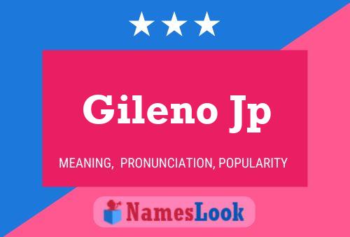 Gileno Jp Namensposter