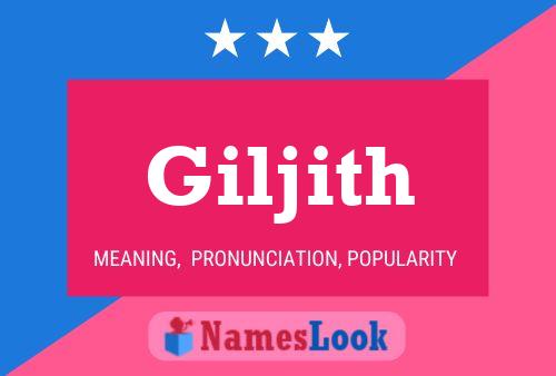 Giljith Namensposter