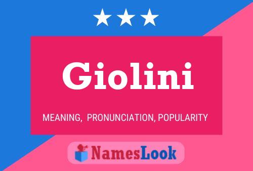 Giolini Namensposter