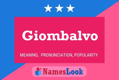 Giombalvo Namensposter