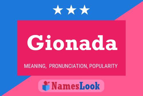 Gionada Namensposter