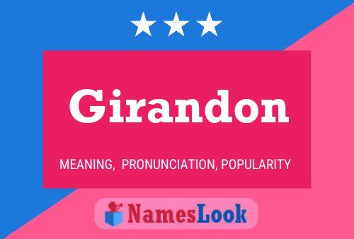 Girandon Namensposter