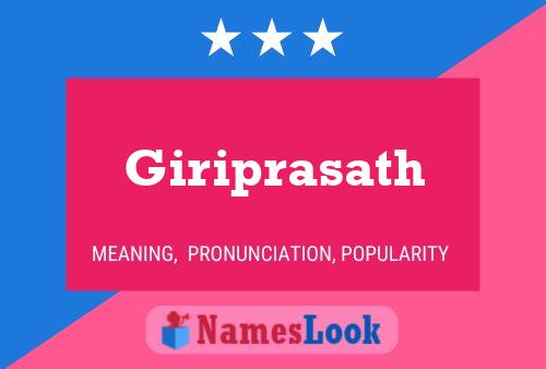 Giriprasath Namensposter