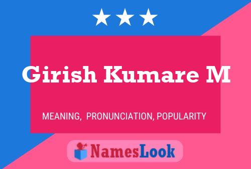 Girish Kumare M Namensposter