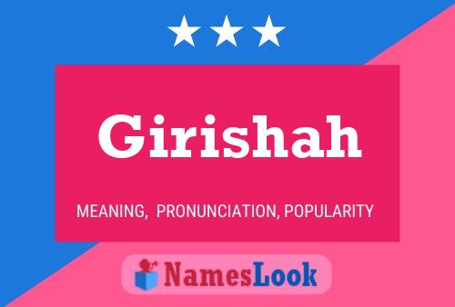 Girishah Namensposter