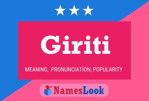 Giriti Namensposter