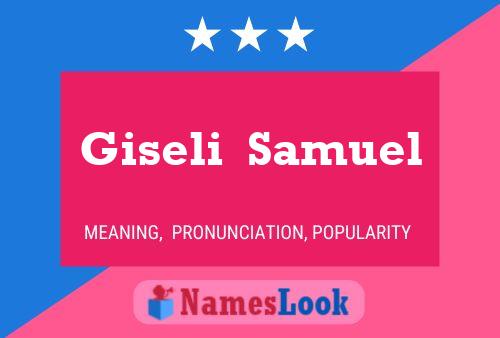 Giseli  Samuel Namensposter