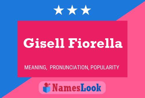 Gisell Fiorella Namensposter