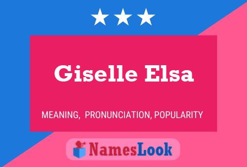 Giselle Elsa Namensposter