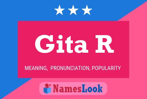 Gita R Namensposter