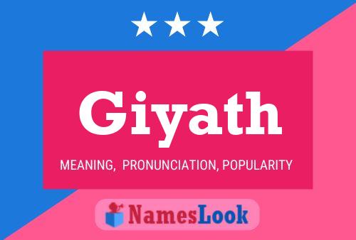 Giyath Namensposter