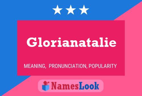 Glorianatalie Namensposter